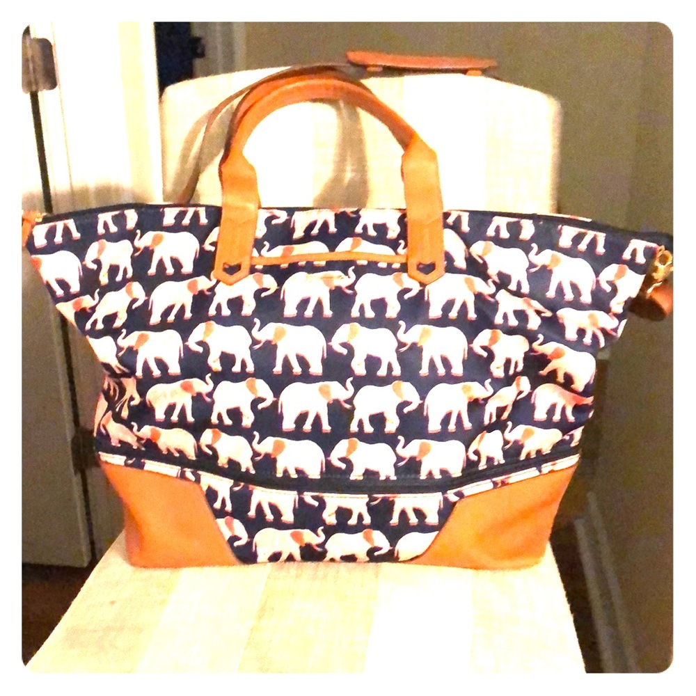 Stella & Dot Elephant Getaway Bag